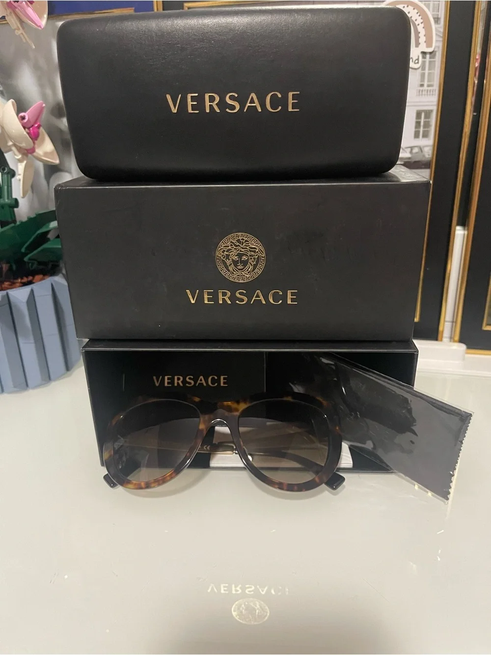 NWT authentic Versace sunglasses.